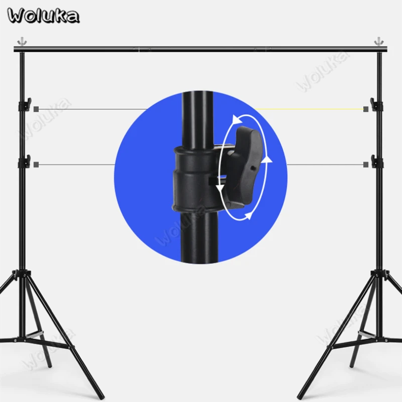 Подставка для фотофона 2x2 м x 3 студийный портативный с тканевым держателем