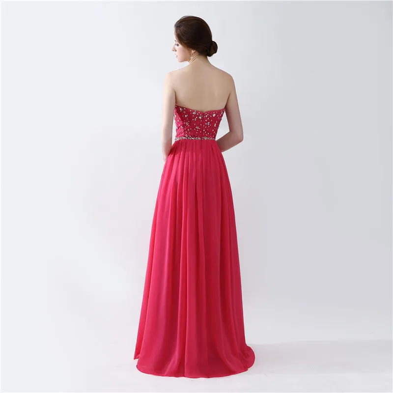 Вечерние Платья Vestidos De Festa Longo 2020 ярко розовое шифоновое платье для выпускного