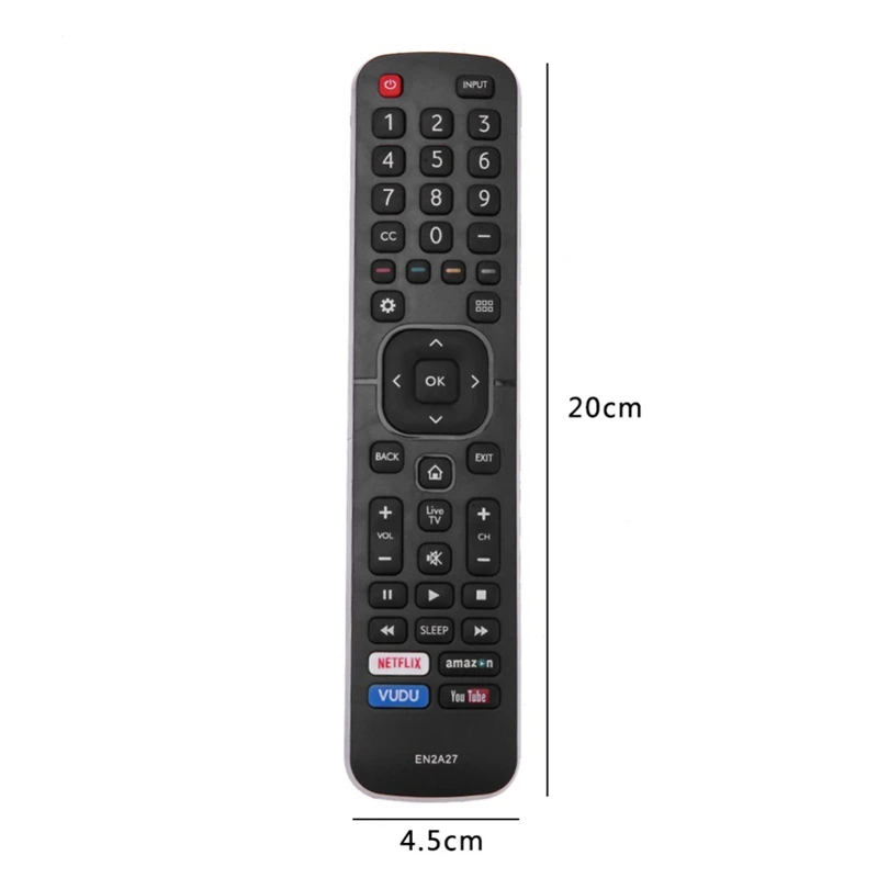 Топ Смарт ТВ пульт дистанционного управления Замена для Hisense Rc3394402/01 3139 238 29621 50K321Uwt