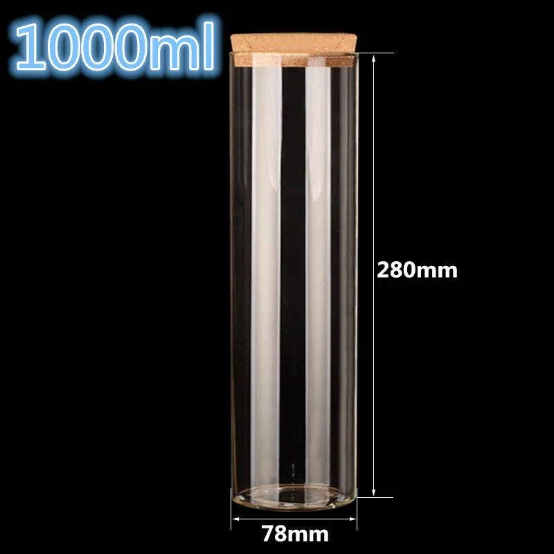 1000 мл стеклянные шафрановые банки с пробками для пищевых продуктов яркие