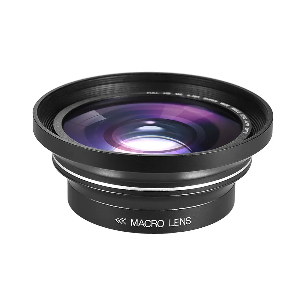 Широкоугольный макрообъектив 30 мм 37 0 39x Full HD для цифровой видеокамеры Ordro Andoer |