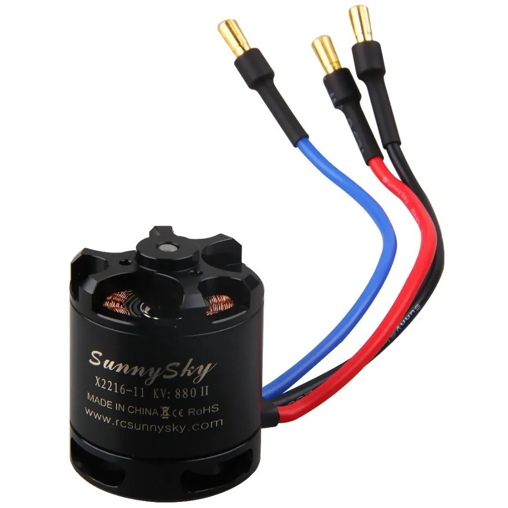 Weyland 1 шт/2шт/4 шт SunnySky X2216 880kv Outrunner бесщеточный мотор для RC самолета вертолета