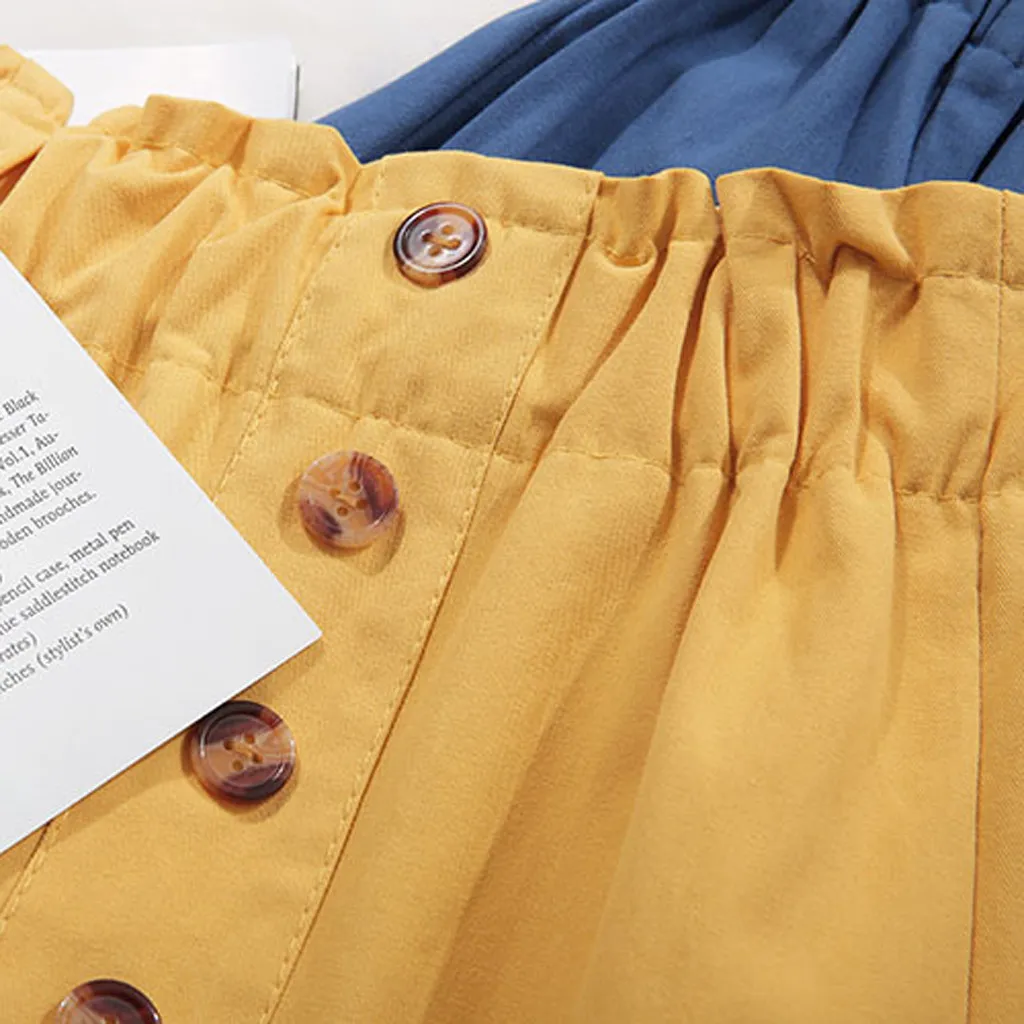 Женская винтажная джинсовая юбка shein Повседневная Длинная с высокой талией