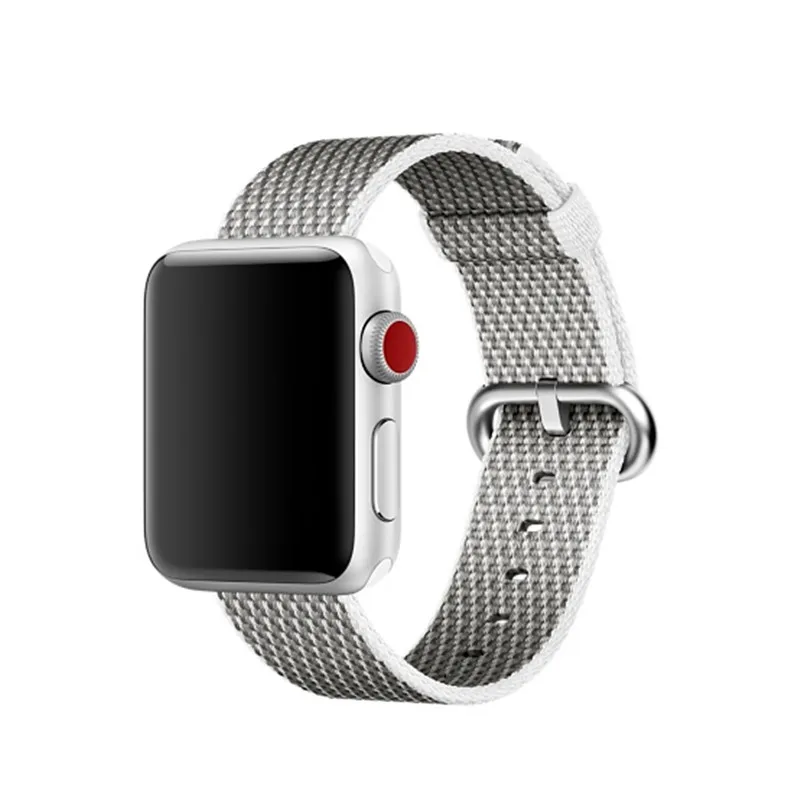 Lattice pearl Спортивные тканый нейлоновый ремешок для часов аpple 42 мм/38 мм apple watch 4 полосы 44 мм 40 мм наручных часов iwatch серии 4/3/2/1 браслет ткань correa - Цвет ремешка: Lattice pearl