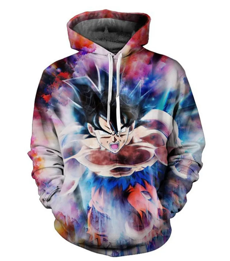 style 18 Аниме Dragon Ball Z костюм Гоку булма Сон Гоку 3D толстовки с капюшоном, с принтом; толстовки мужские и женские куртки свитер с капюшоном Одежда для мальчиков и девочек - Цвет: style 18