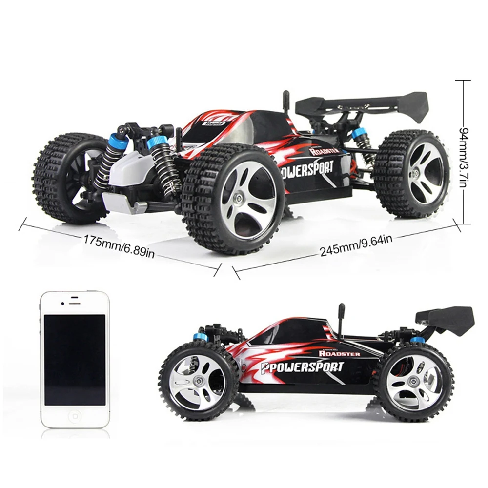 A959 электрическая машинка на пульте управления Nitro 1/18 2 4 GHz Дистанционное