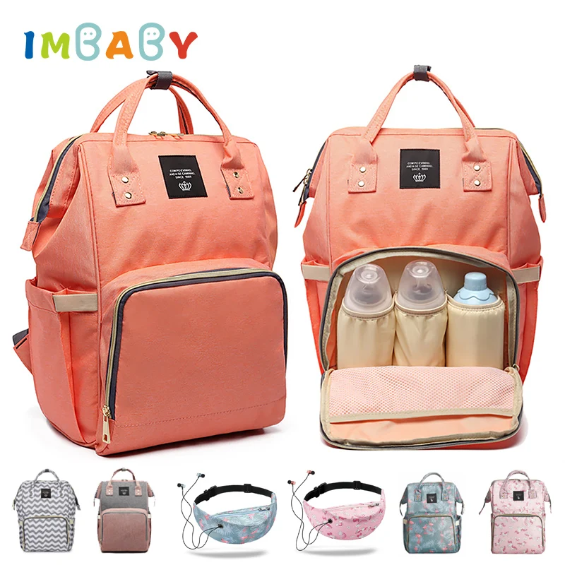 IMBABY Fashion Diaper Bags Large Capacity Mummy Maternity Nappy Bag Baby Bag Bolsa Travel Nursing Bag For Mother Nappy Backpack