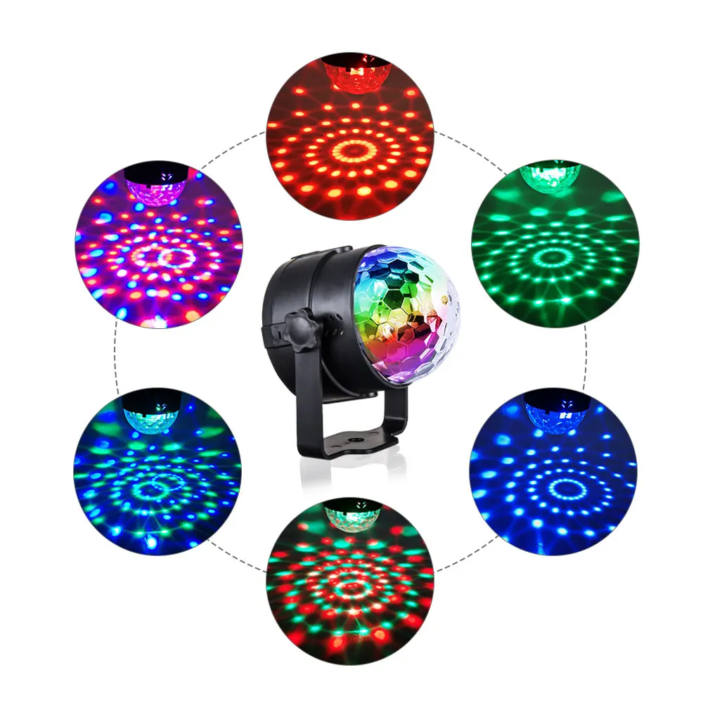 Светодиодный RGB-шар с дистанционным управлением 5 В | Лампы и освещение
