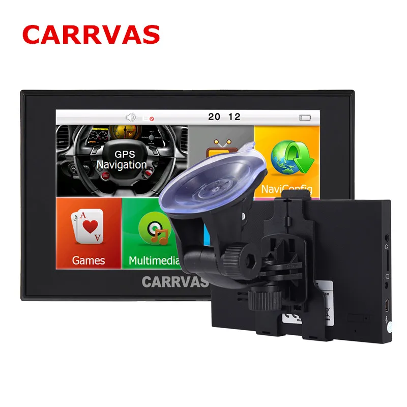 CARRVAS 5 дюймовый емкостной экран 800 МГц Автомобильный Gps навигатор Sat Nav 8 ГБ с
