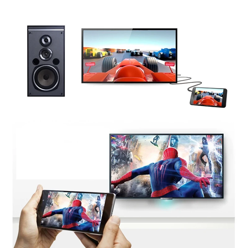 1 шт. MHL к HDMI адаптер 1080P MHL Micro USB к hdmi-кабель, адаптер Full HD 1080P ТВ конвертер 11PIN для samsung Galaxy телефонов