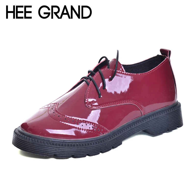Hee grand/обувь с перфорацией типа броги женские оксфорды на платформе повседневная