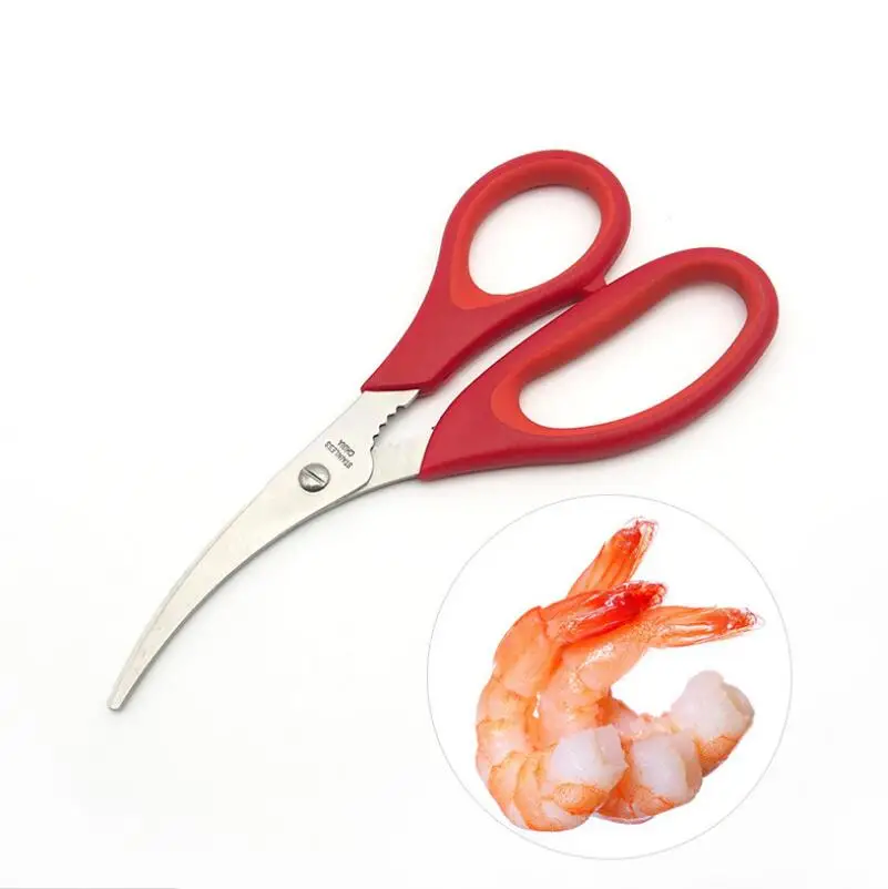 

Creative Popular Lobster Shrimp Crab Seafood Scissors Shears Snip Shells Kitchen Tool LX3114