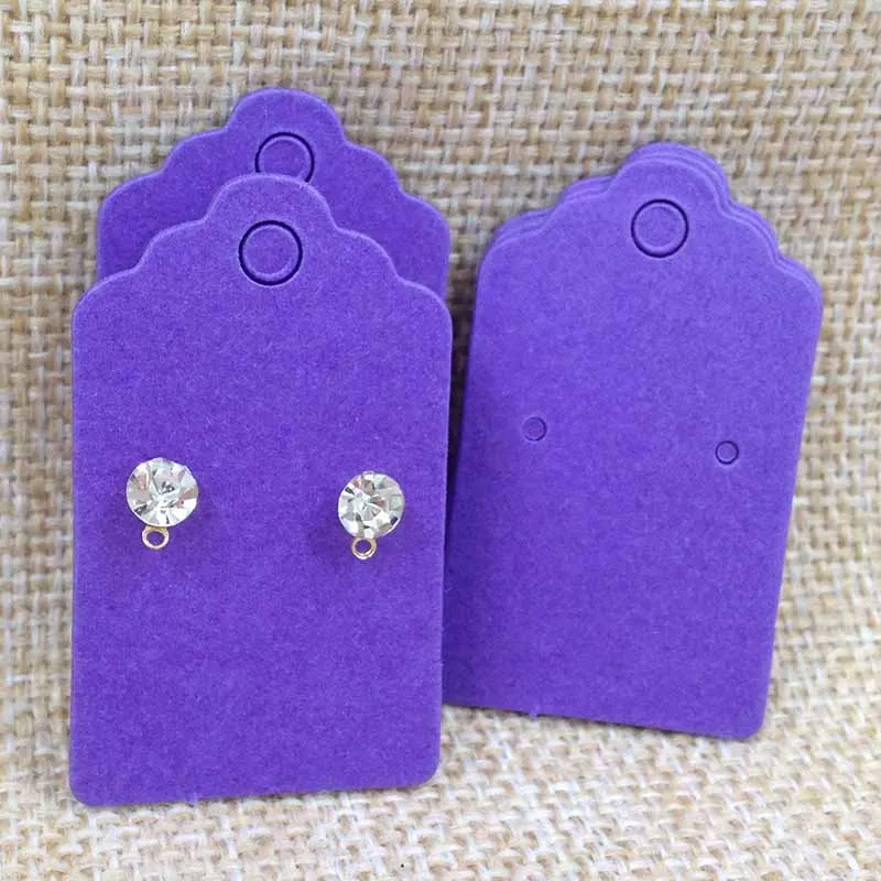 Крафт-бумаги/белый картон ювелирных изделий посылка &amp выставочный картонный