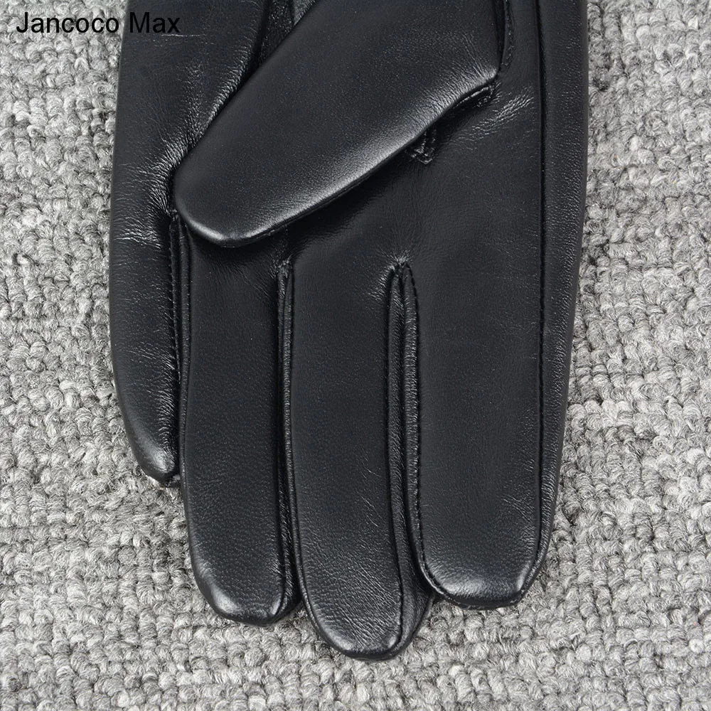 Jancoco Max высококачественные перчатки из овечьей кожи модные дизайнерские варежки с сенсорным экраном S2026