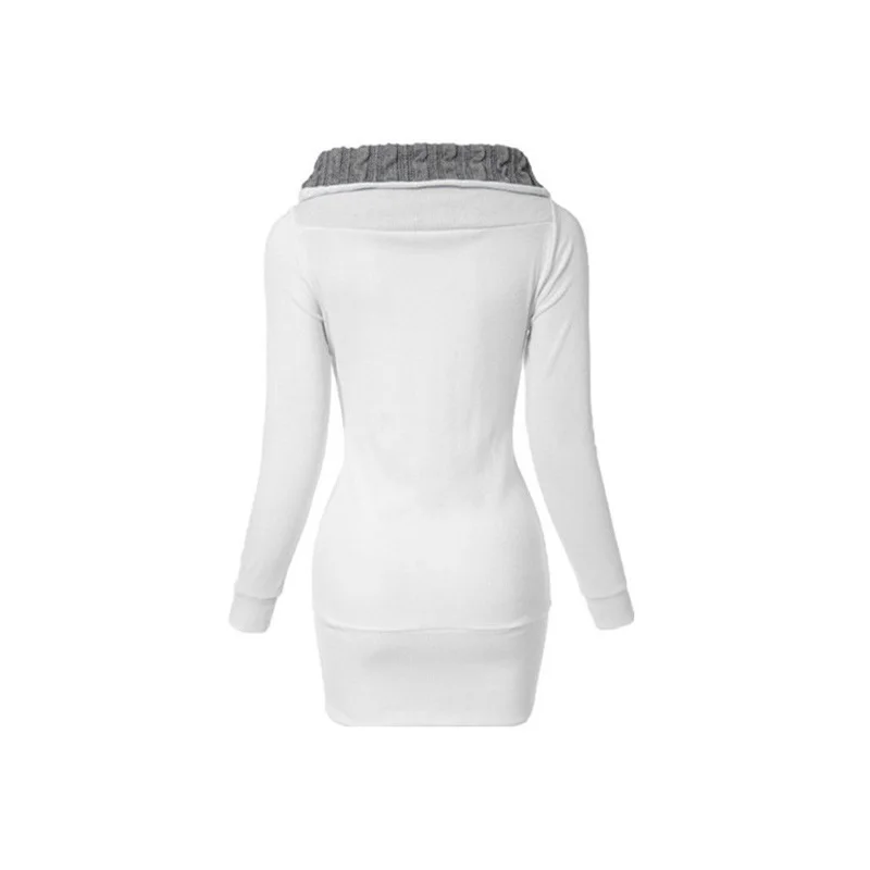Женская рубашка с длинным рукавом отложным воротником и заклепками|hoodies women|long