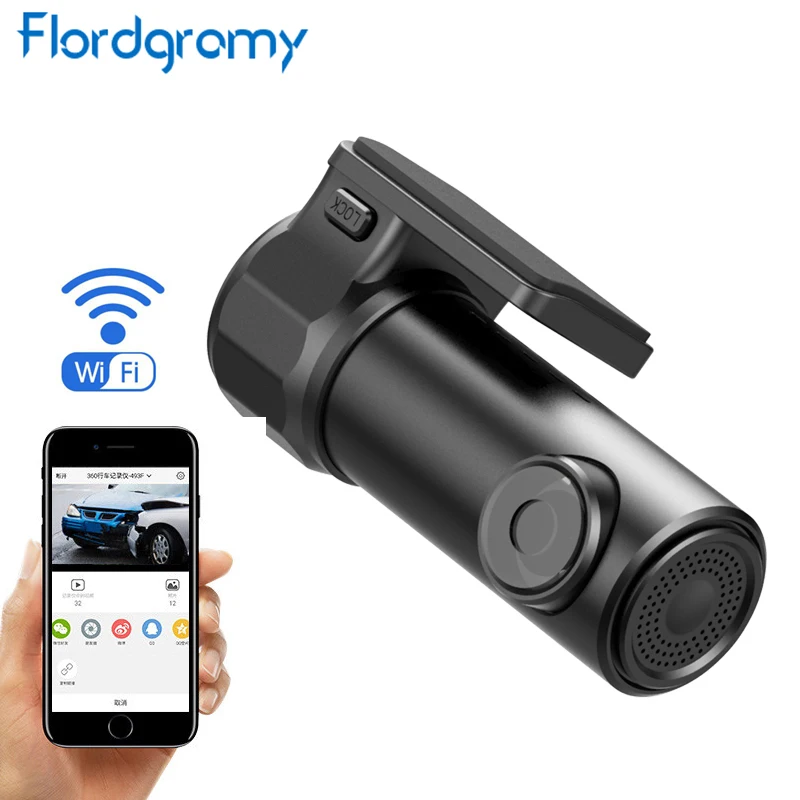 Flordgramy Mini Wireless Hidden Car Dash Cam DVR APP Monitor WiFi Camera Video Recorder Dashcam Night Vision Registrar | Автомобили и