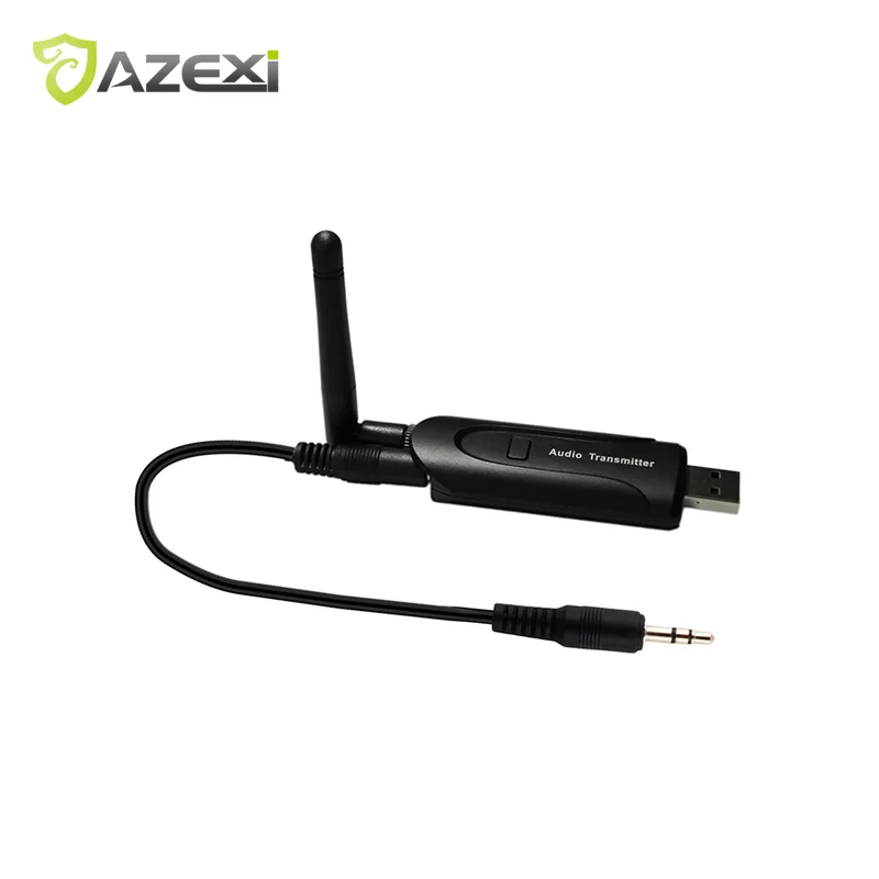 Беспроводной bluetooth передатчик аудио 3.5 мм Jack Dongle Bluetooth адаптер для ТВ портативных