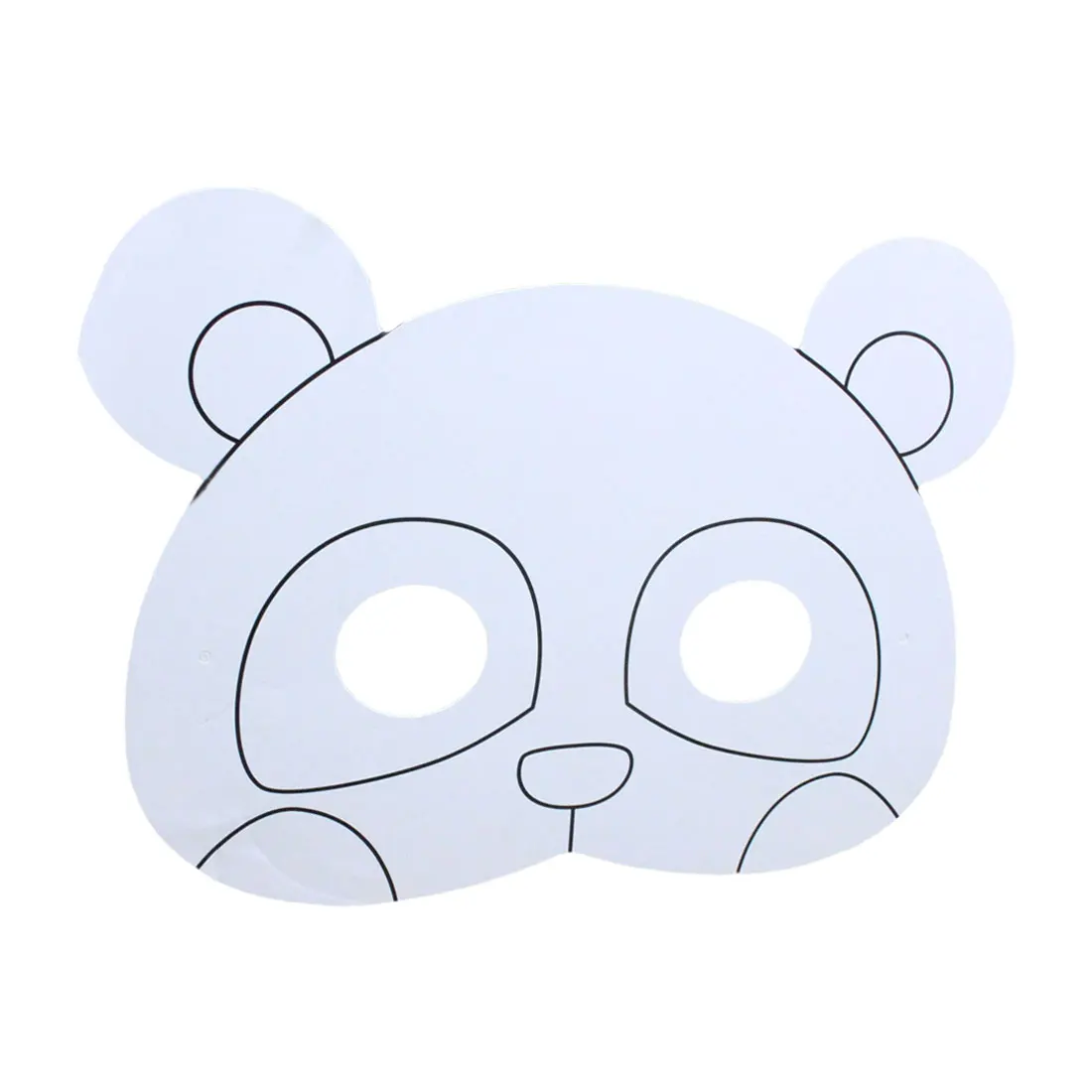 Panda Маски животных, детские руки, сделай сам, вечерние, пустые, художественные поделки, для детского сада, дошкольного возраста, граффити, художественные поделки, игрушки - Цвет: Panda