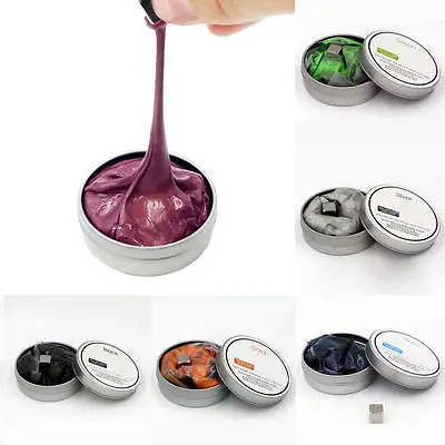 Прохладный Магнитная Резина грязи сильный магнит Slime играть терапия снятия