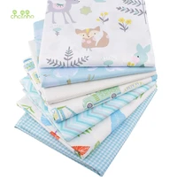 chainholight green cartoon seriesprinted twill cotton fabricpatchwork cloth for diy sewingquilting babychildrens material