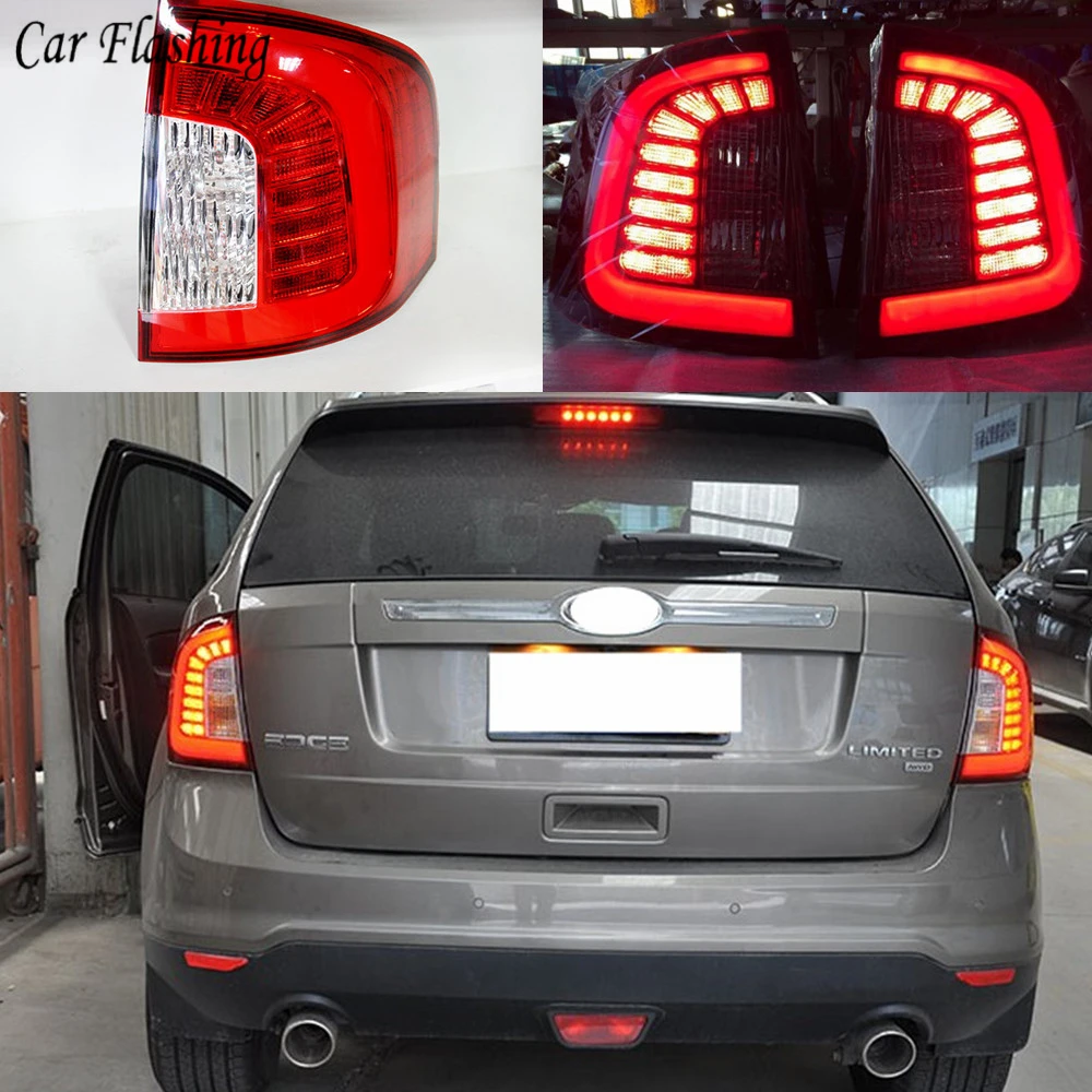 Автомобильная проблесковая 2 шт. светодиодный для ford edge 2011 2012 2013 2014 задние фонари