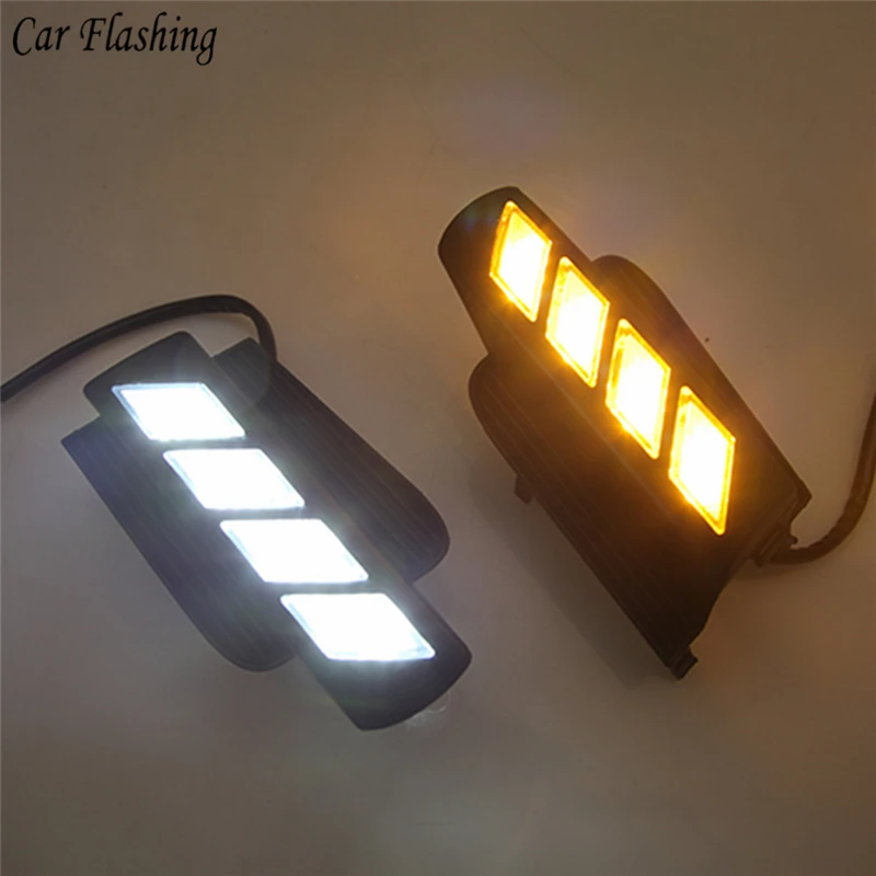 Автомобильная проблесковая 2 шт. DRL для Toyota Prado 120 Land cruiser LC120 FJ120 2003 2004 2005 2006 2007 2008 2009
