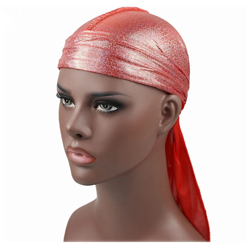 Унисекс Durags Бандана Хип-хоп Пиратская Кепка Du Doo Тряпичные повязки на голову