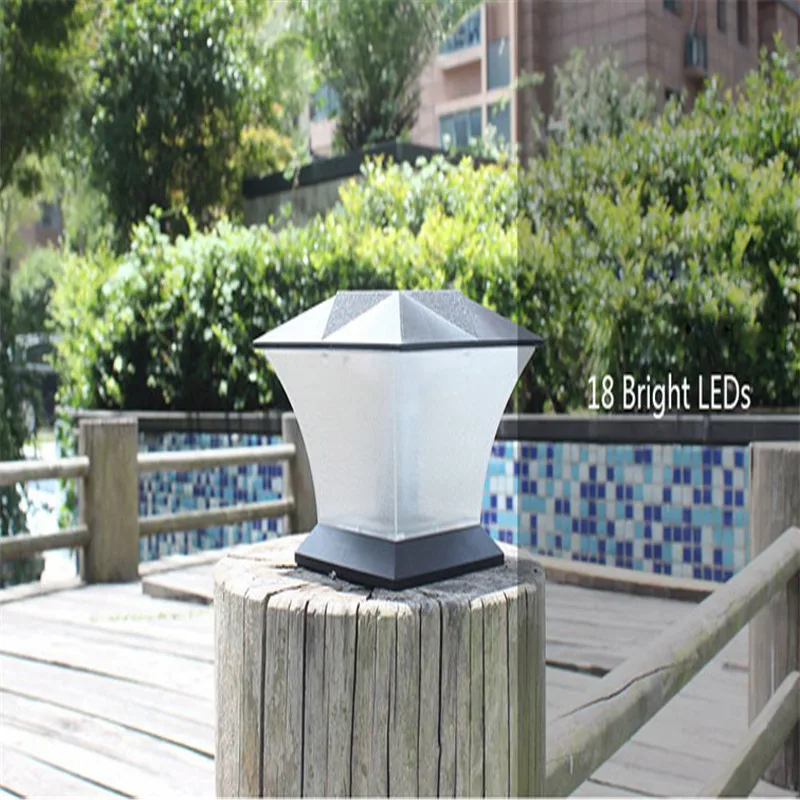 CLAITE солнечные уличные фонари 18 LED наружное ландшафтное освещение лампа