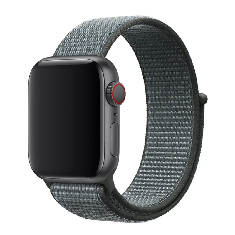Ремешок для наручных часов Apple Watch серии 3/2/1 38 мм 42 мягкий нейлон дышащий сменный