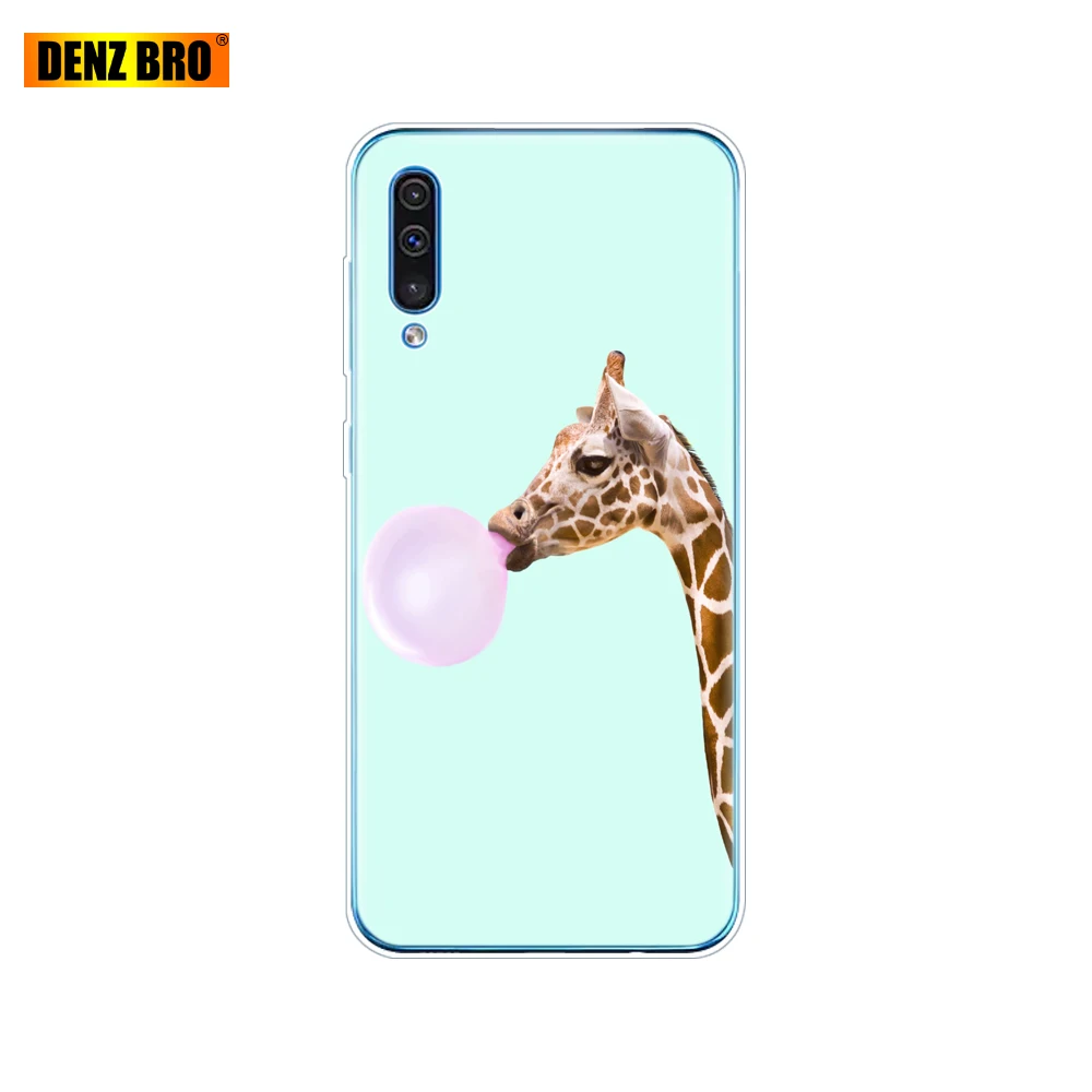 Для samsung Galaxy A50 силиконовый чехол ТПУ Прозрачная задняя крышка телефона для samsung A50 A505 A505F SM-A505F мягкий чехол 6,4 coque - Цвет: 61892
