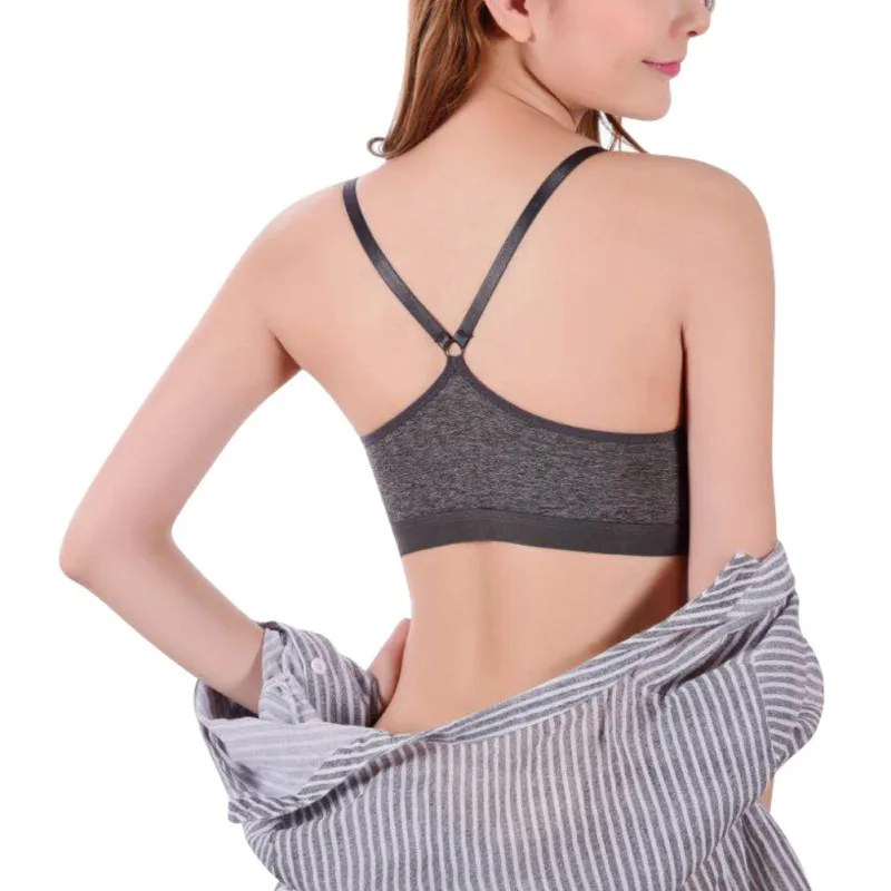 Женский бюстгальтер пуш ап с полной чашкой топы регулируемыми Y образными