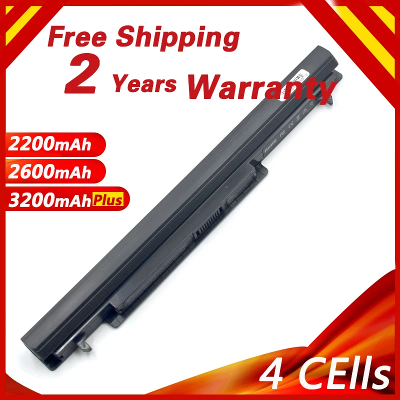 Аккумулятор GOLOOLOO для ноутбука K56CM K56V R405C R405CA R405CB R405CM R405V R505C R505CA R505CB R505CM R550C R550CA R550CM