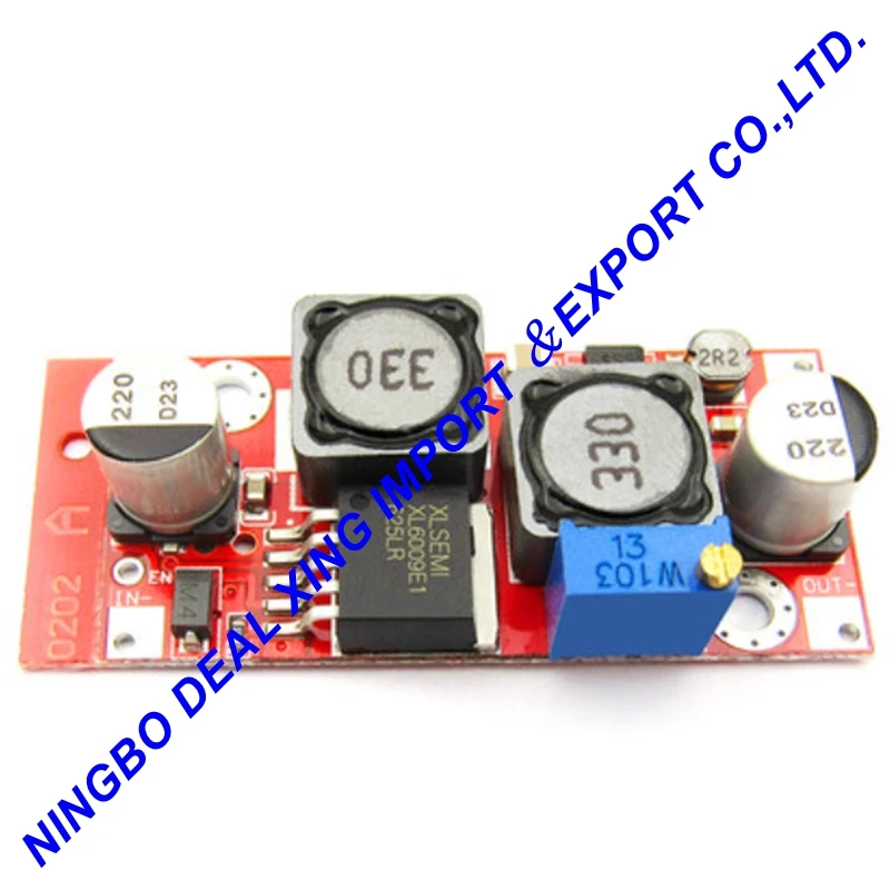 1 шт. Boost Buck DC XL6009 Питание модуль 20 Вт 5 32 В до 2 35 регулируемый шаг вверх вниз