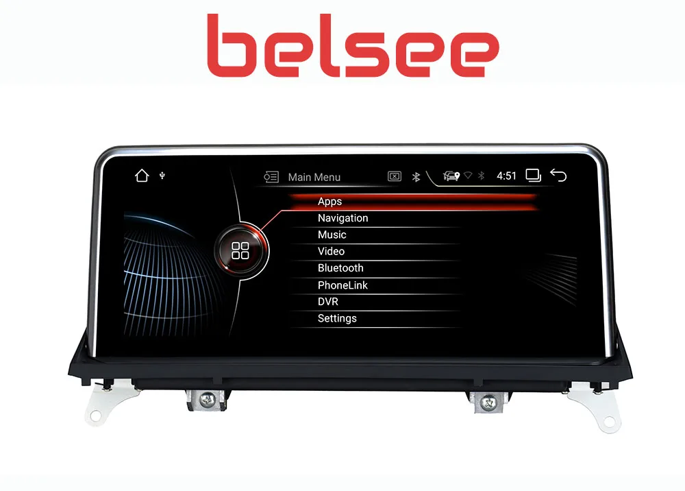 Belsee PX6 10 25 "Android 8 1 Ram 2G Автомобильная Мультимедийная GPS навигационная система