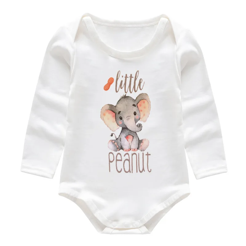 Одежда для новорожденных летняя одежда с длинными рукавами мультяшный костюм