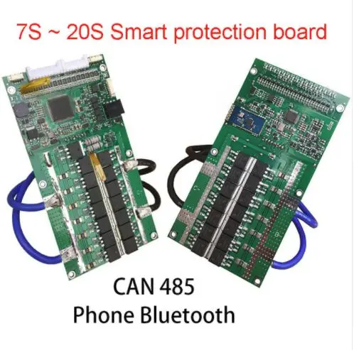 

7S ~ 20S Li-ion Lipo Lithium Battery Protection Board Balance Lifepo4 LTO titanate 18650 BMS 48V 36V 24V CAN 485 Phone Bluetooth