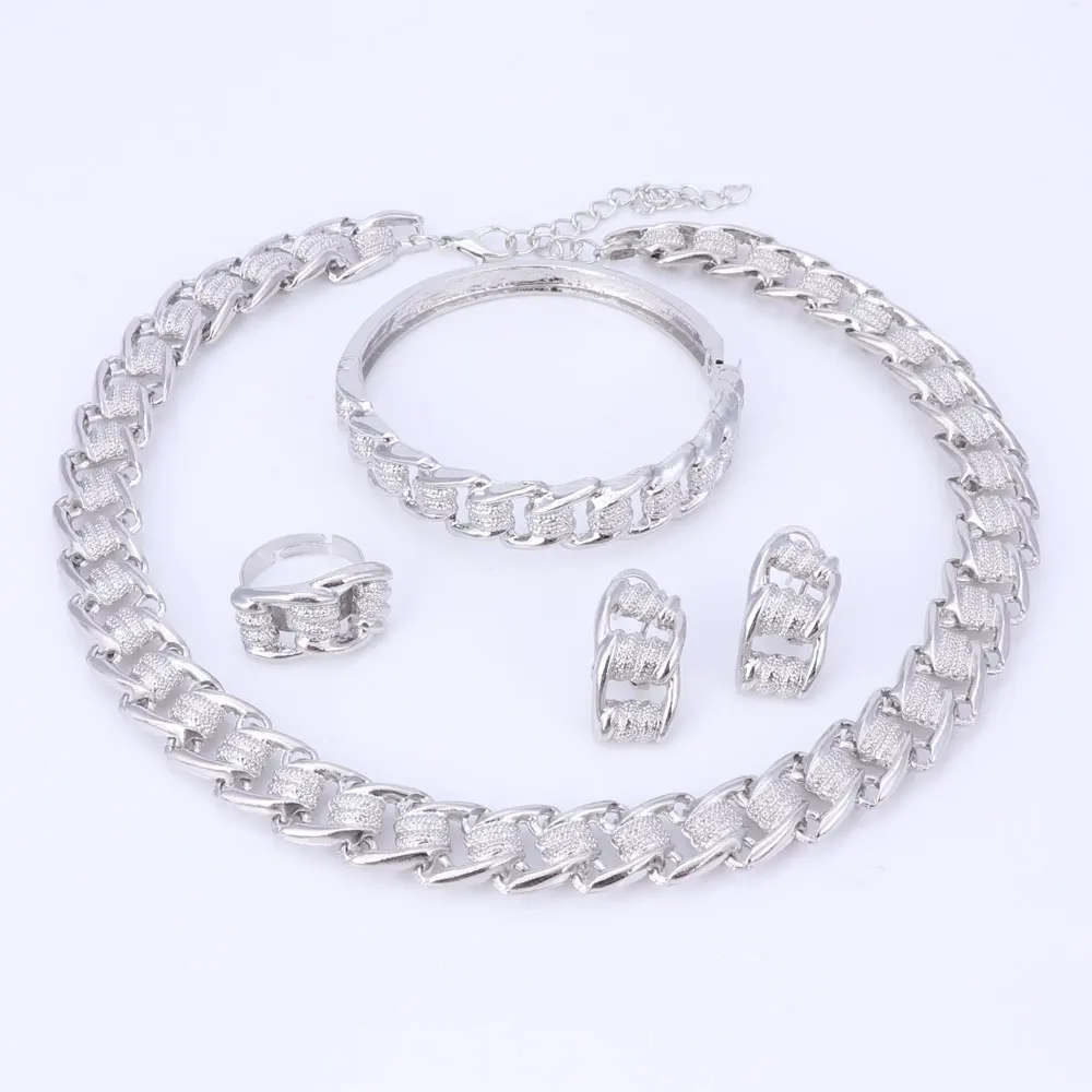 Комплект из колье серёг браслета и кольца|jewelry sets|jewelry set for weddingbracelet ring |
