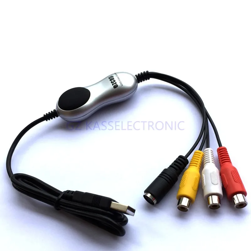 2017 Новый VHS рекордер RCA к USB 2 0 окно 10 ТВ Hi8 ПК конвертер с моментальным ключом