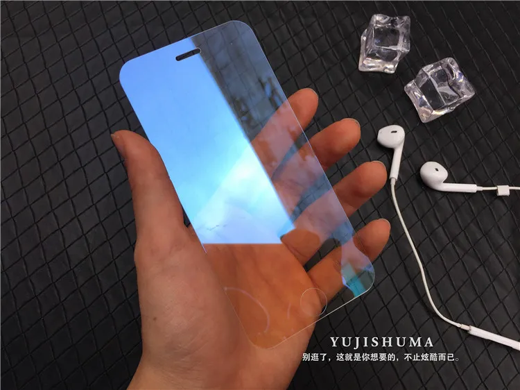 Для iPhone XR XS MAX 7 6 6S 5 5S 5C SE Роскошная красочная зеркальная защитная пленка для экрана для iPhone 6 6S 7 8 9H HD закаленное стекло