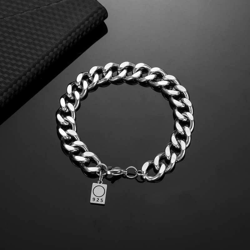 Рок Будды Ювелирные изделия 11 мм мужской браслет из нержавеющей стали Браслеты с