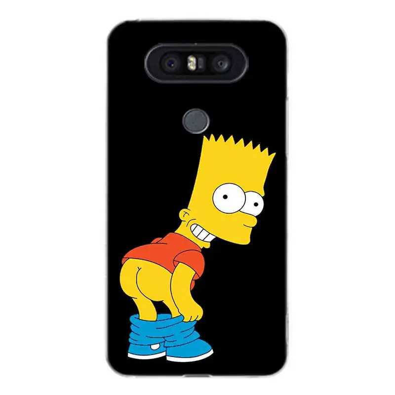 Чехол для задней панели Homer J. Simpson мягкий силиконовый чехол из ТПУ LG G8s Q8 Q7 Q6 G7 G6 G5 V50
