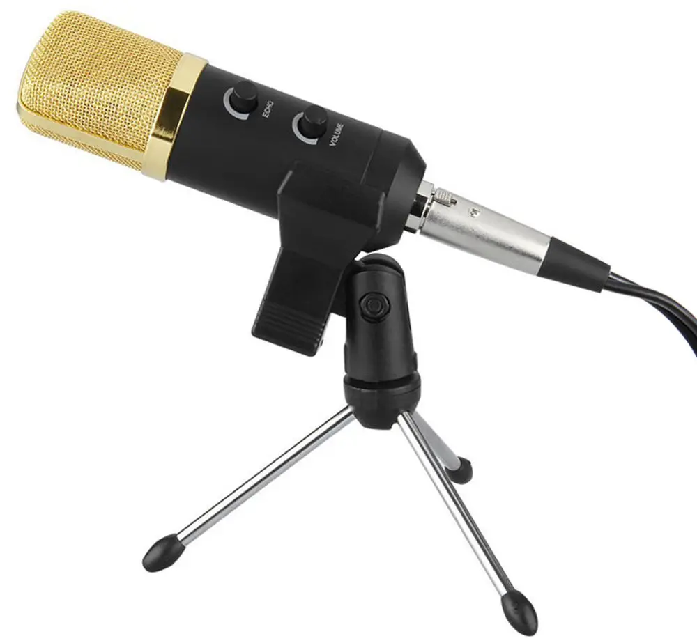 Volemer MK F100TL проводной микрофон USB конденсаторный звук Запись с подставкой для чат