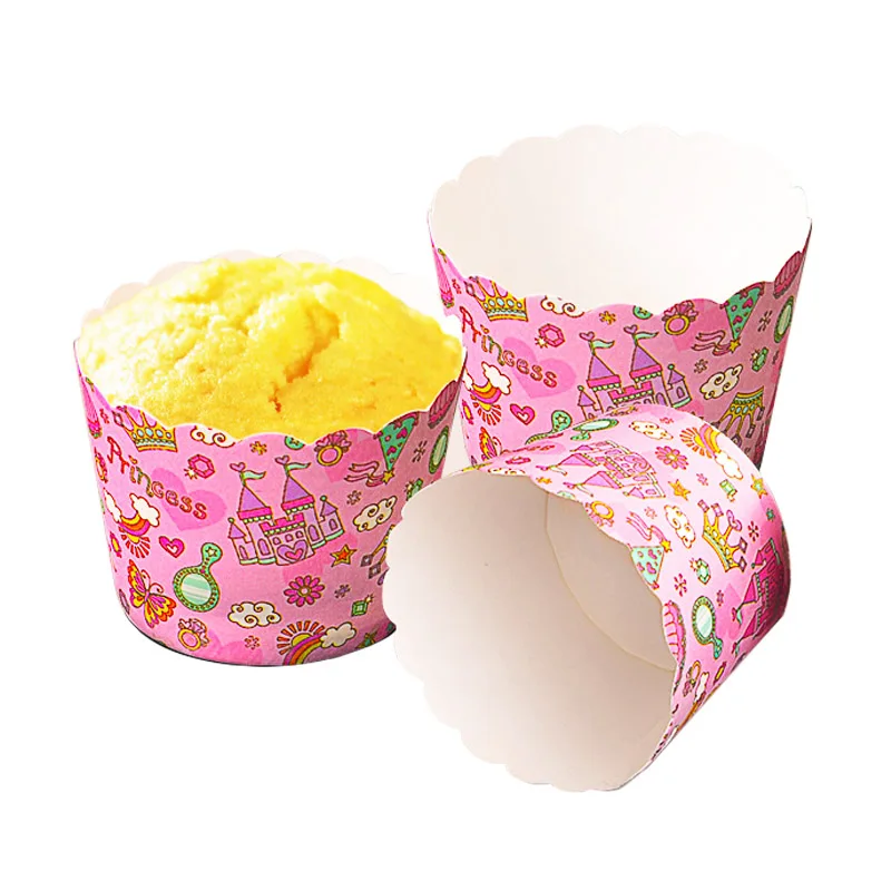 100 шт. в белый горошек черная полоска Dilicious Paper Cupcake Liner инструмент для выпечки