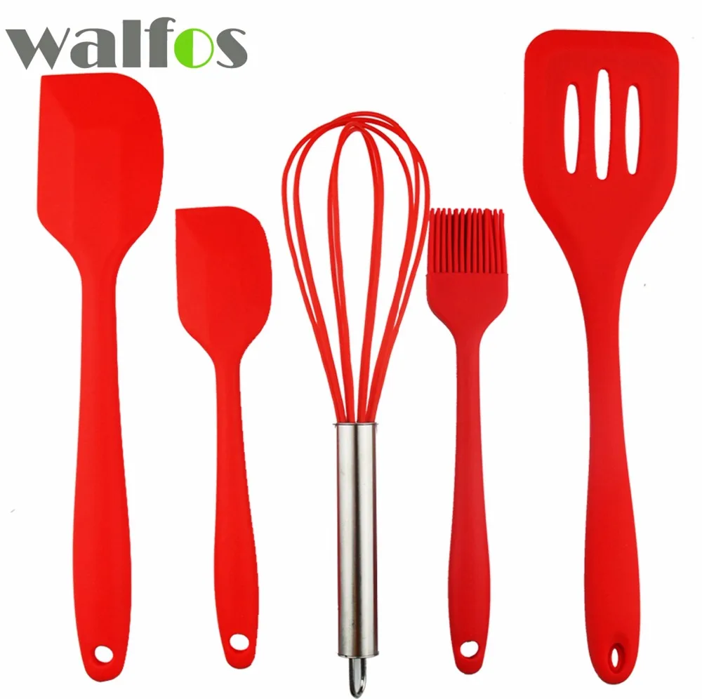 WALFOS силиконовый кондитерский шпатель Тернер кондитерские щетки антипригарные