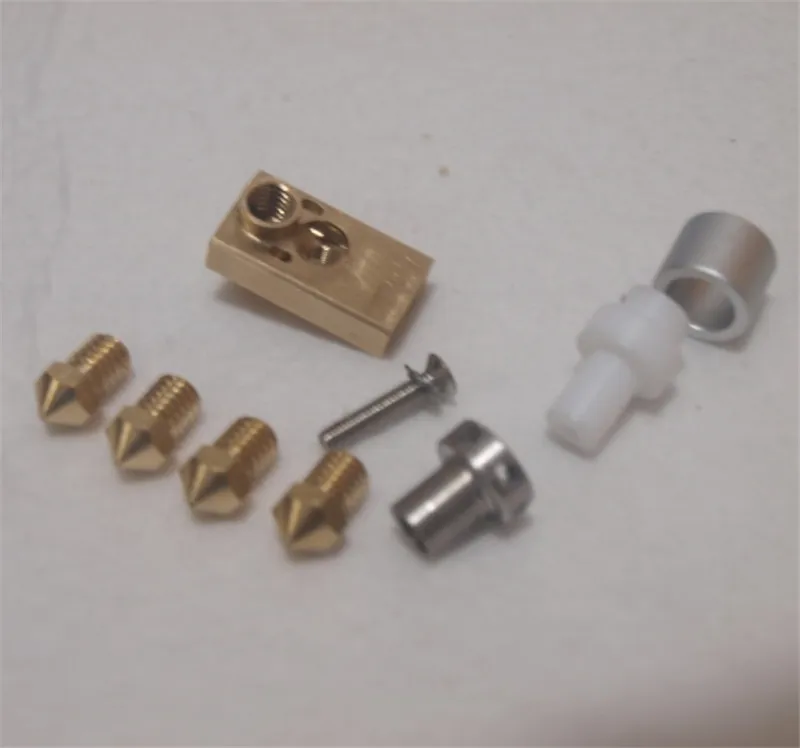Funssor 1 комплект * 75/3 мм Olsson блок hotend Набор сменных сопел PTFE соединитель Горячий