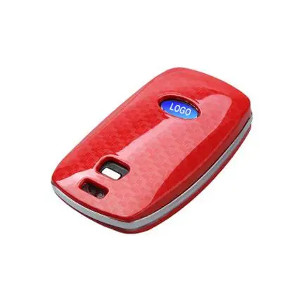 Новинка 2018 чехол для ключа из углеродного волокна простой стиль кольцо