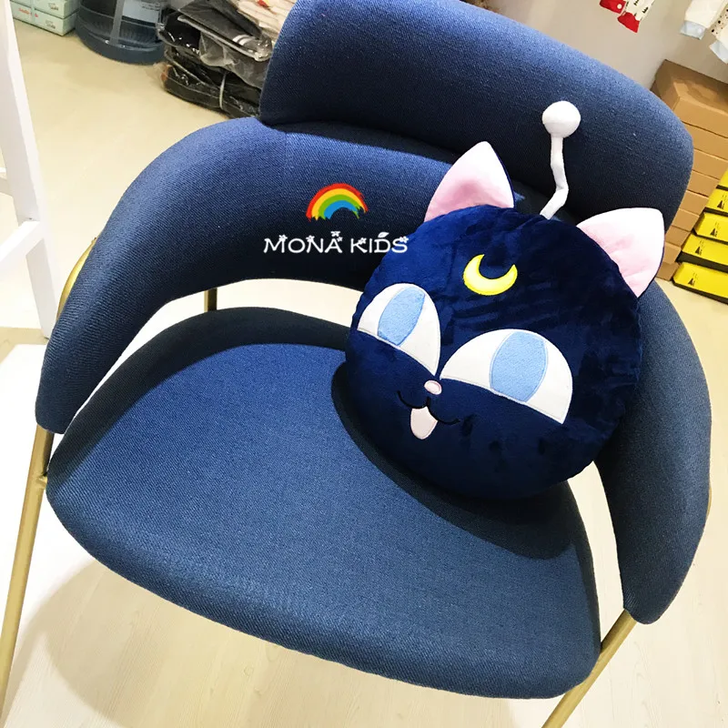 Плюшевая подушка в стиле аниме Сейлор Мун Луна кошка мягкая игрушка кукла куклы