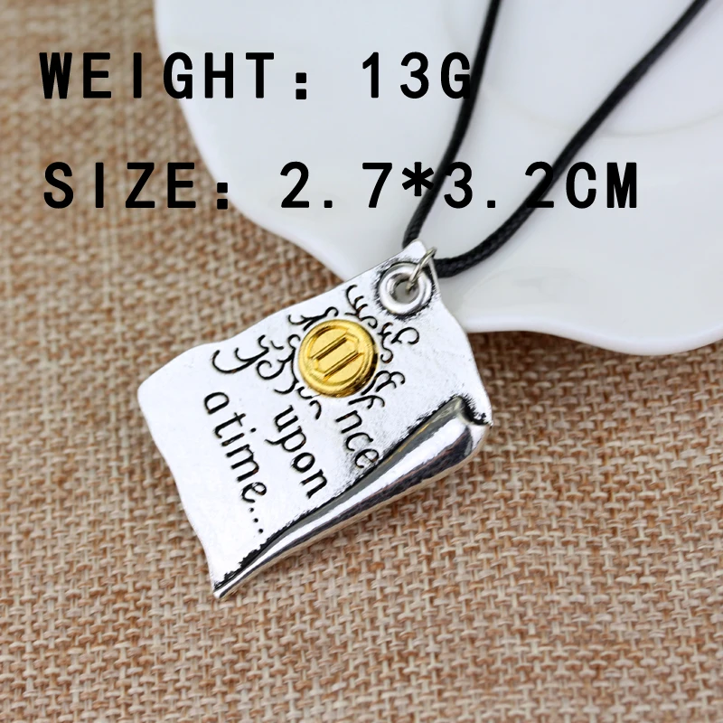 Модные ювелирные изделия MQCHUN ONCE UPON A TIME подвеска в виде книги историй ожерелье
