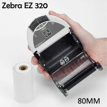 Знаменитая головка принтера Zebra EZ320 мобильный принтер штрих кода Bluetooth 80 мм