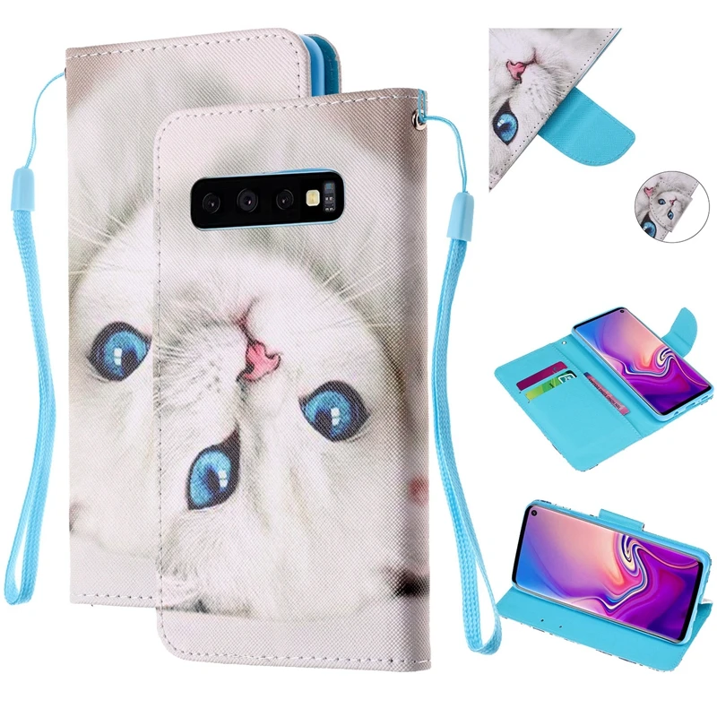 Чехол для Samsung S10 Plus чехол книжка s10Plus кожаный бумажник телефона Galaxy S 10